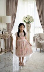 Blossom Grace Floral Tulle Dress - Image 3